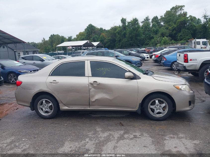 2009 Toyota Corolla Le VIN: 2T1BU40EX9C169221 Lot: 43183123