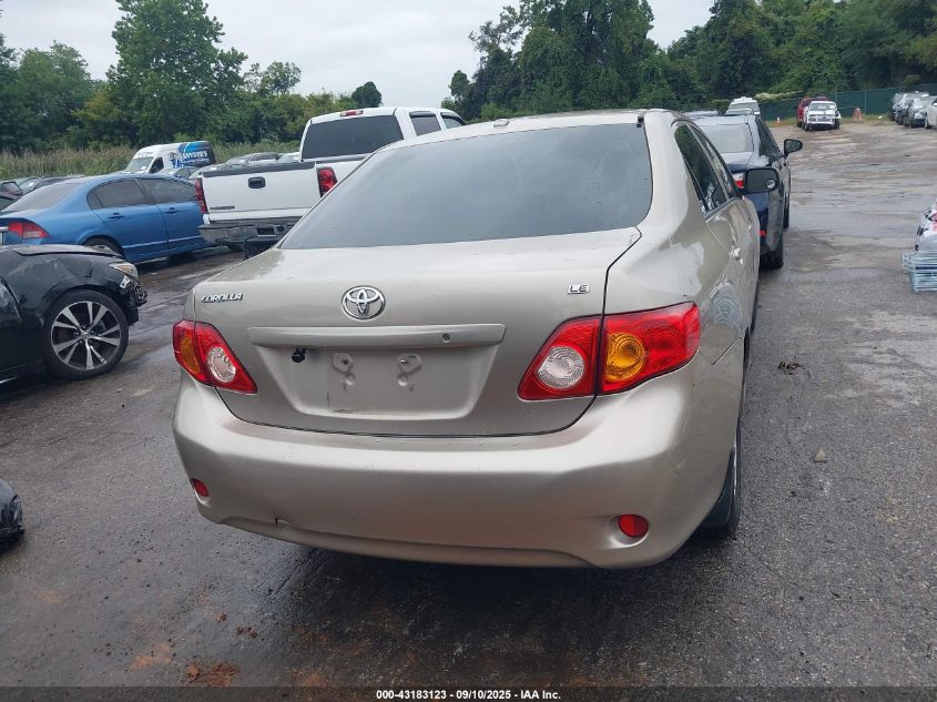 2009 Toyota Corolla Le VIN: 2T1BU40EX9C169221 Lot: 43183123