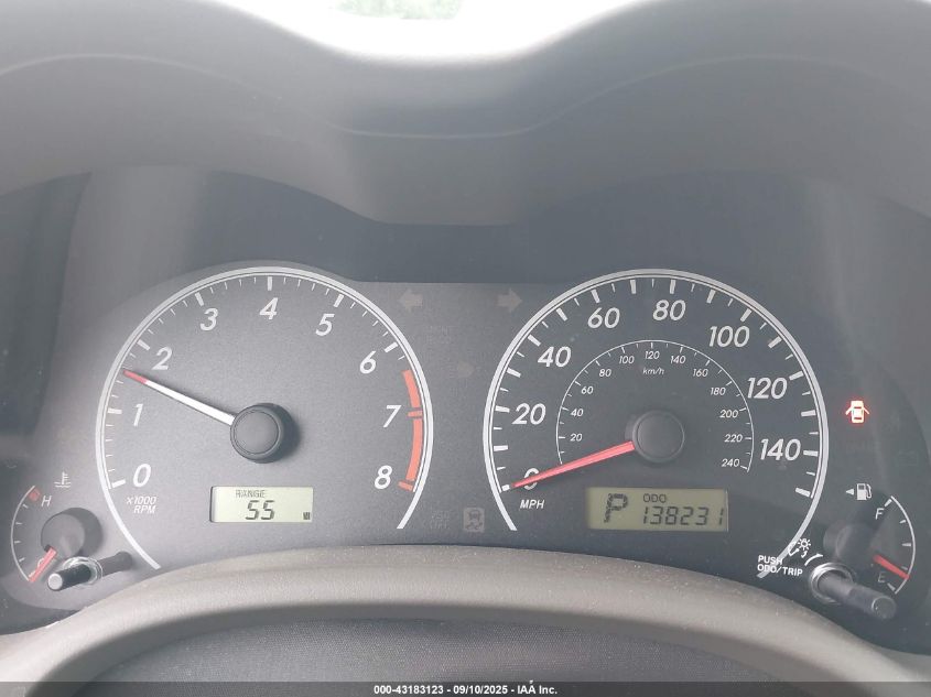 2009 Toyota Corolla Le VIN: 2T1BU40EX9C169221 Lot: 43183123