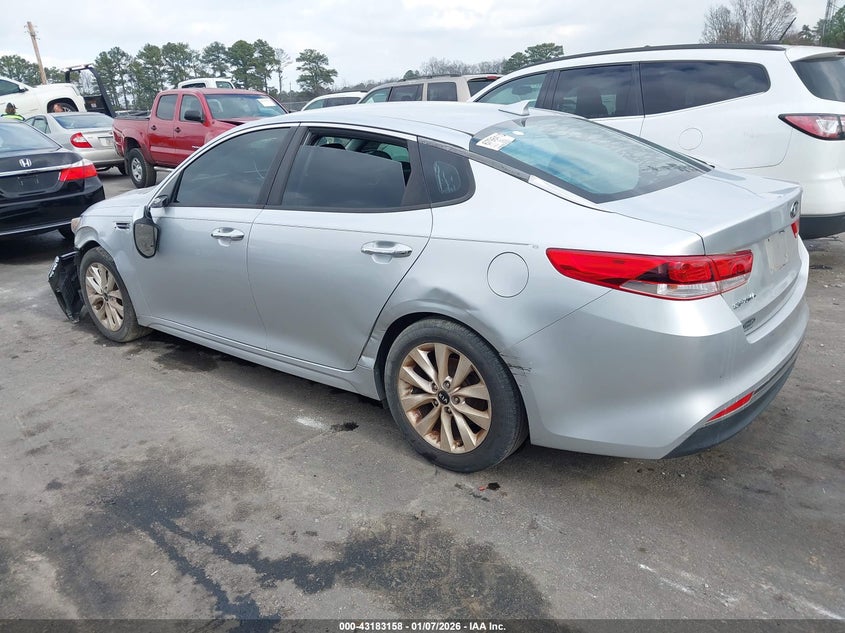 Vin: 5xxgt4l30jg253192, lot: 43677574, kia optima lx 20183