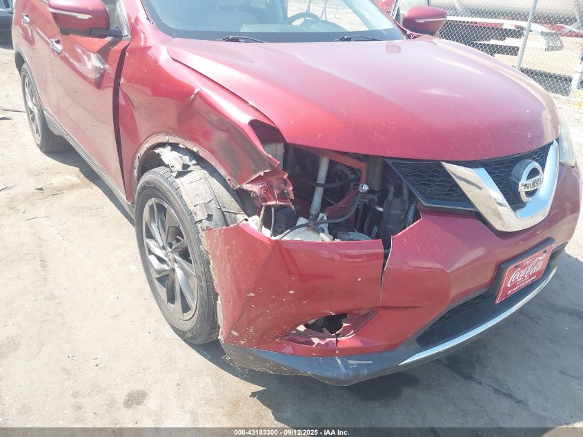 2015 Nissan Rogue Sl VIN: 5N1AT2MTXFC791121 Lot: 43183300
