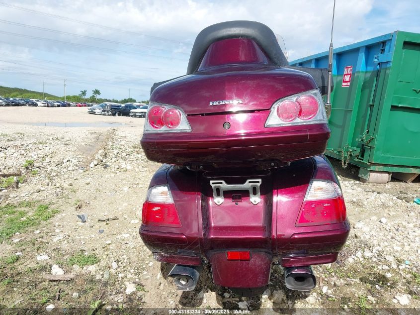 2008 Honda Gl1800 VIN: 1HFSC47FX8A709368 Lot: 43183334