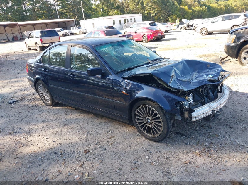 2002 BMW 330I black sedan gasoline WBAEV53442KM18276 photo #1