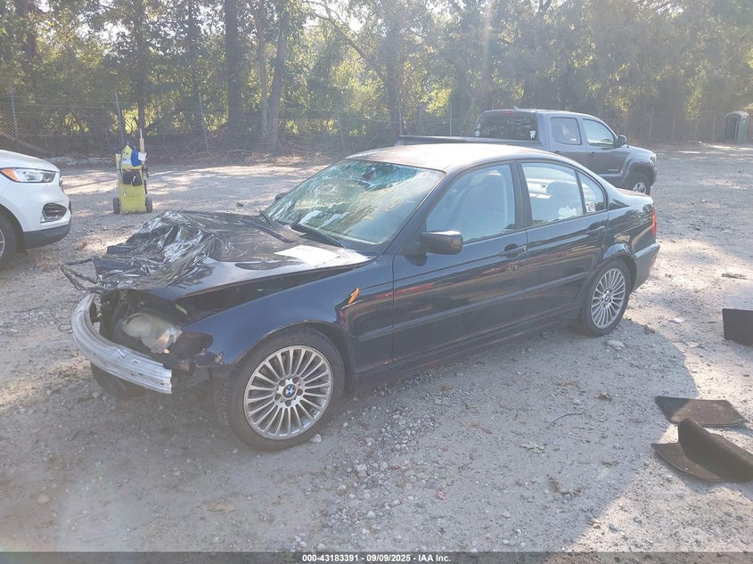 2002 BMW 330I black sedan gasoline WBAEV53442KM18276 photo #3
