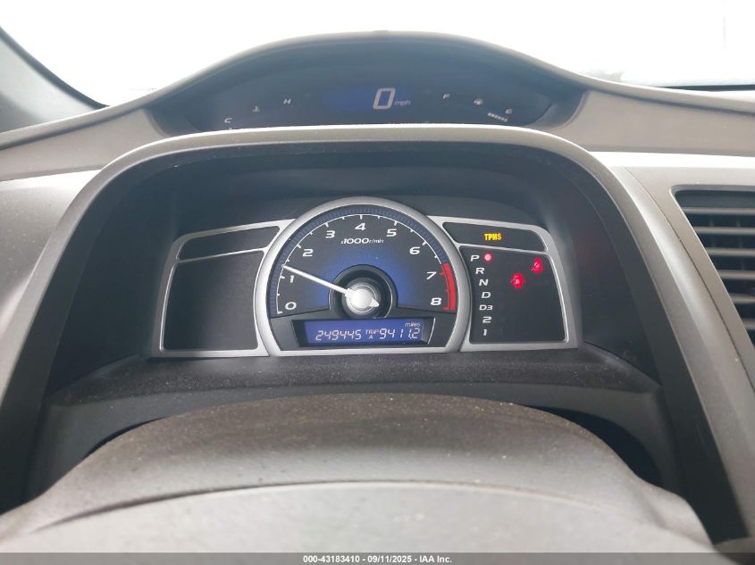 2008 Honda Civic Lx VIN: 2HGFG12678H566999 Lot: 43183410