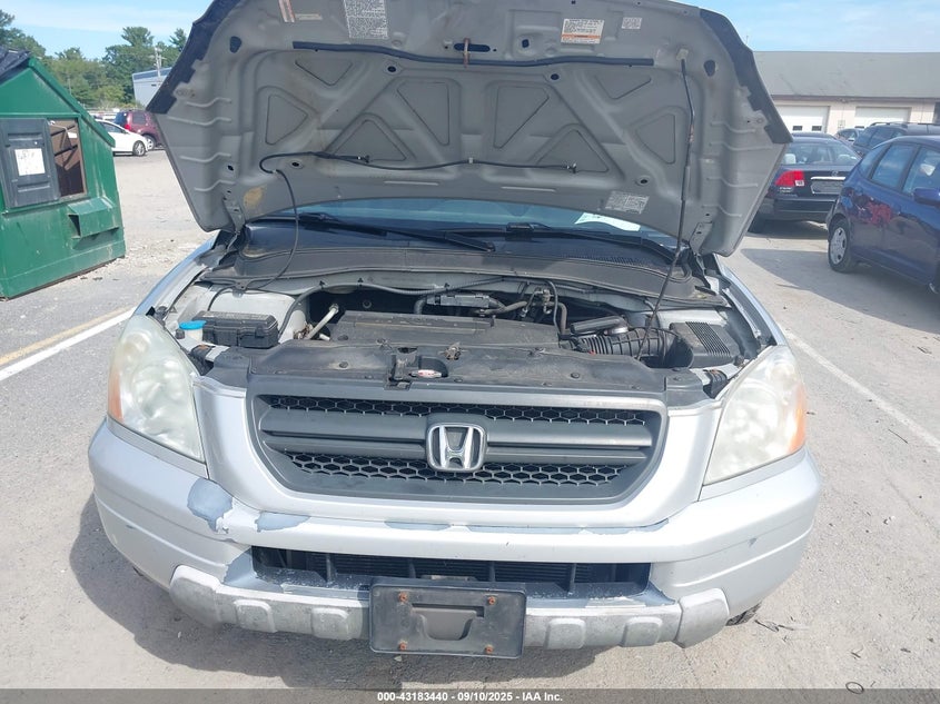 2004 Honda Pilot Lx VIN: 2HKYF18124H507625 Lot: 43183440