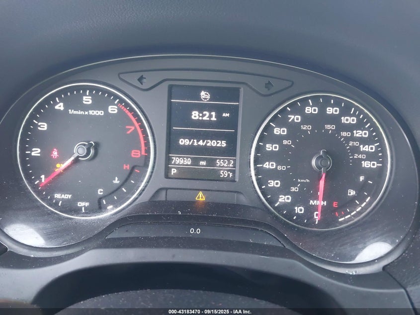 2017 Audi A3 2.0T Premium VIN: WAUB8GFF1H1068199 Lot: 43183470