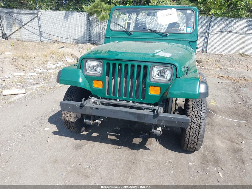 1995 Jeep Wrangler / Yj Sahara VIN: 1J4FY49S0SP223979 Lot: 43183485