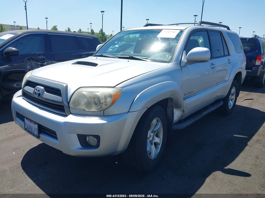 2006 Toyota 4Runner Sr5 Sport V6 silver other gasoline JTEZU14R360081705 photo #3