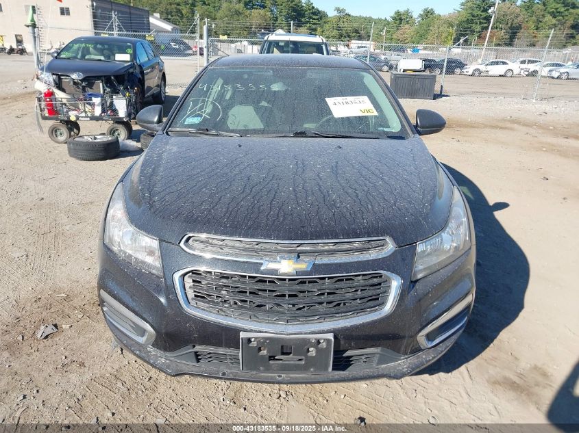 2015 Chevrolet Cruze Ls Auto VIN: 1G1PA5SH1F7151871 Lot: 43183535