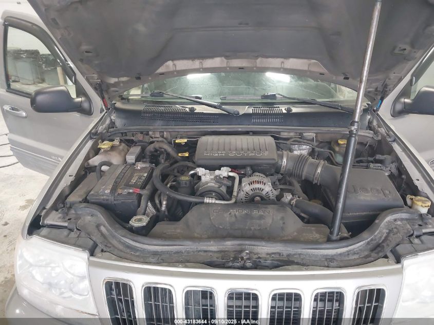 2002 Jeep Grand Cherokee Overland VIN: 1J8GW68J62C107903 Lot: 43183644