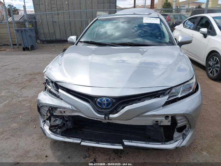 2020 Toyota Camry Le Hybrid VIN: 4T1C31AK6LU520500 Lot: 43183658
