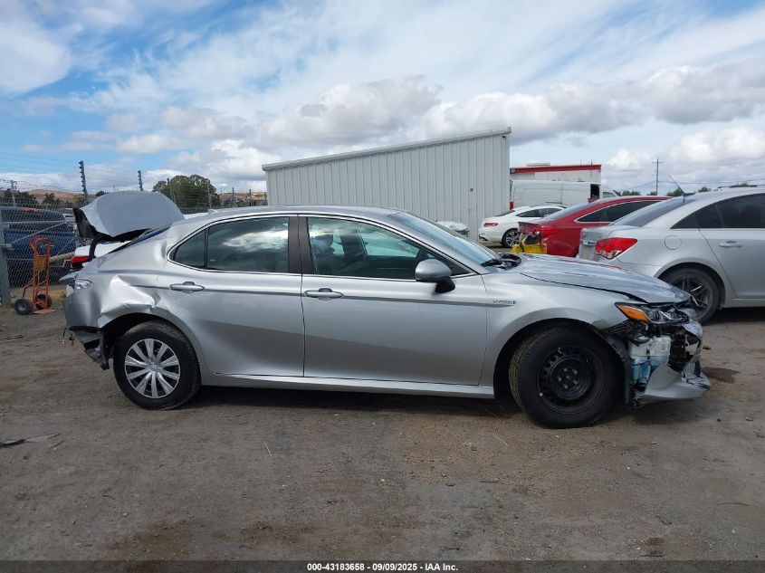 2020 Toyota Camry Le Hybrid VIN: 4T1C31AK6LU520500 Lot: 43183658