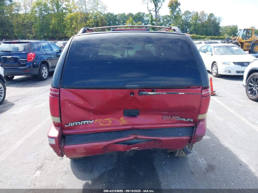 1997 GMC Jimmy Sls VIN: 1GKDT13W0V2515515 Lot: 43183699