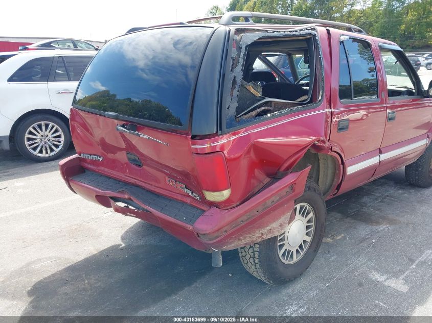 1997 GMC Jimmy Sls VIN: 1GKDT13W0V2515515 Lot: 43183699