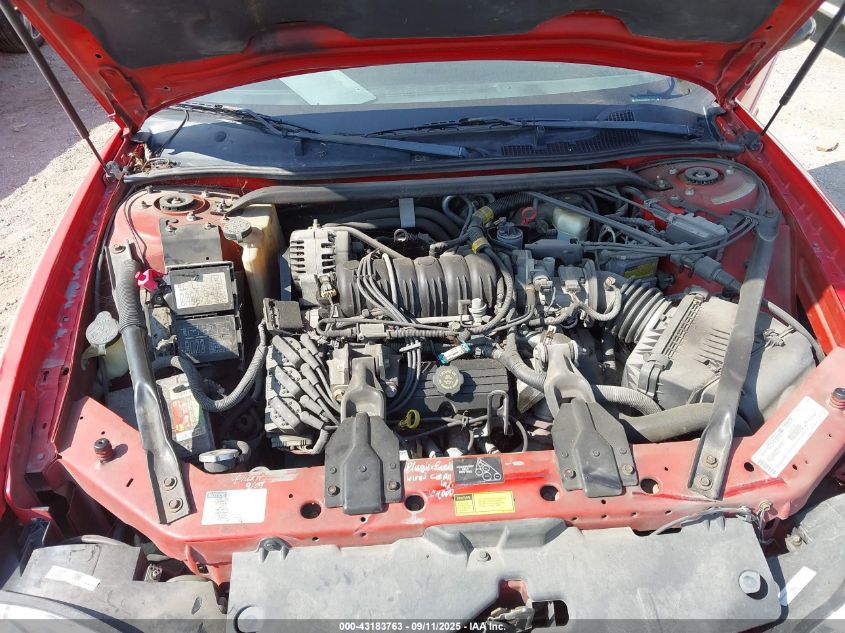 2000 Chevrolet Monte Carlo Ss VIN: 2G1WX12K5Y9260768 Lot: 43183763