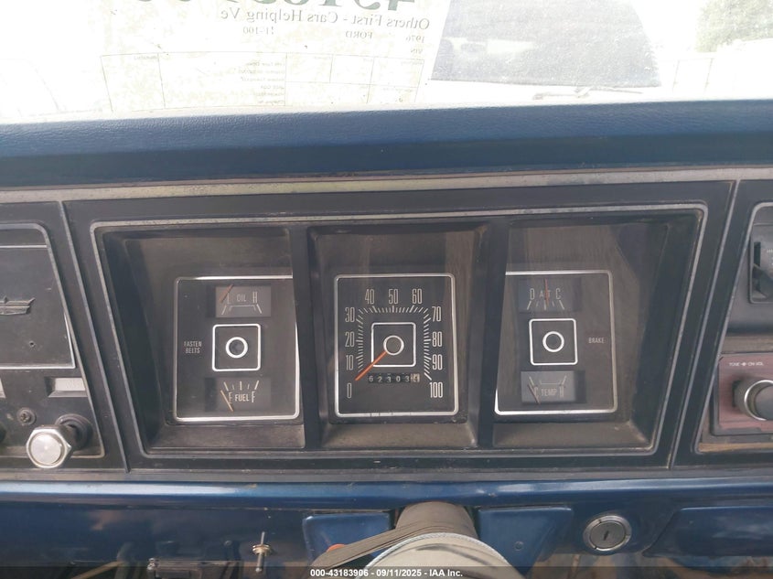 1976 Ford F100 VIN: F13YRB81980 Lot: 43183906