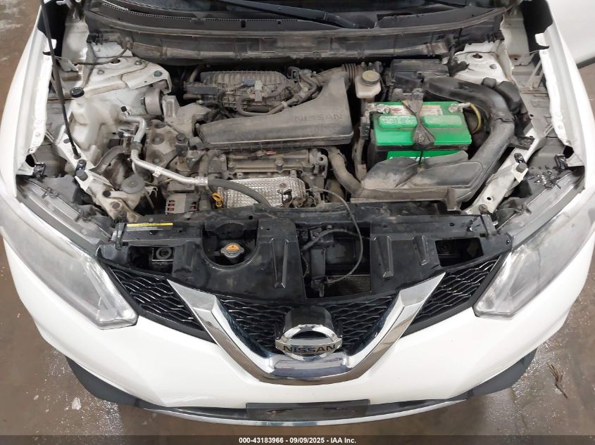 2016 Nissan Rogue Sv VIN: KNMAT2MV4GP594672 Lot: 43183966