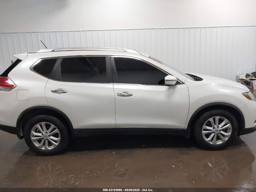 2016 Nissan Rogue Sv VIN: KNMAT2MV4GP594672 Lot: 43183966