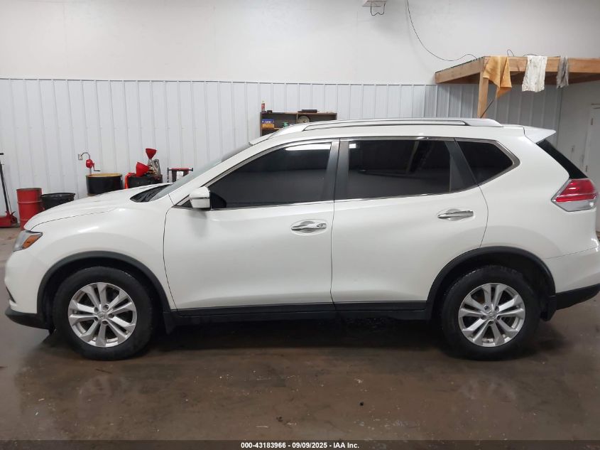 2016 Nissan Rogue Sv VIN: KNMAT2MV4GP594672 Lot: 43183966
