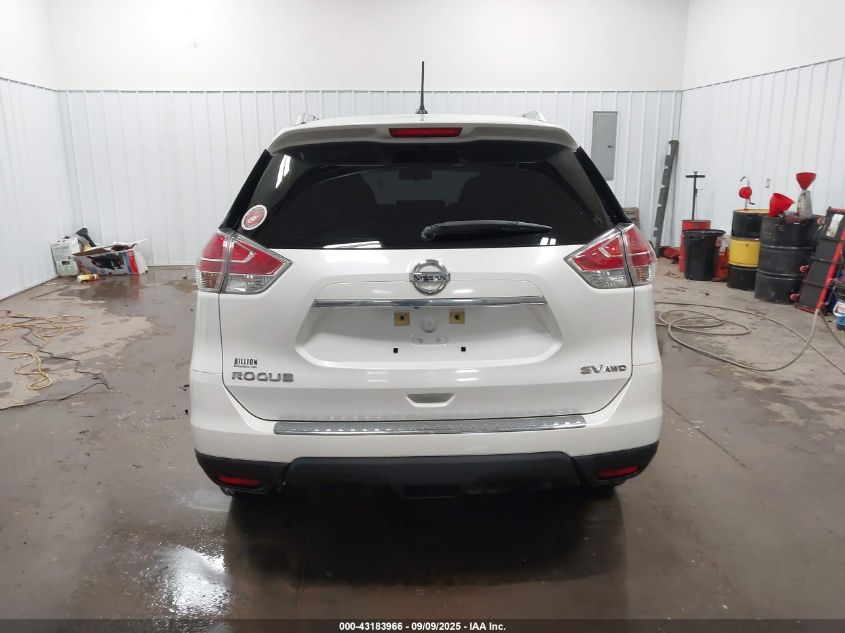 2016 Nissan Rogue Sv VIN: KNMAT2MV4GP594672 Lot: 43183966