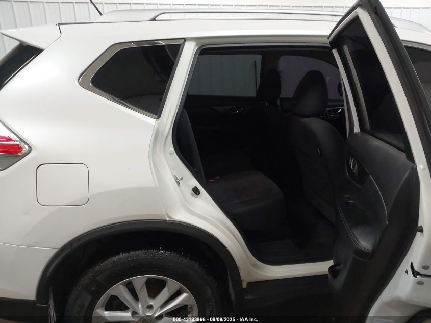 2016 Nissan Rogue Sv VIN: KNMAT2MV4GP594672 Lot: 43183966