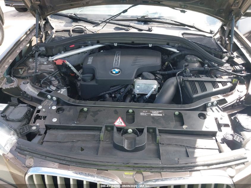 2014 BMW X3 xDrive28I VIN: 5UXWX9C58E0D40877 Lot: 43184068