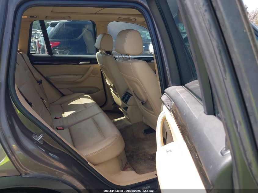 2014 BMW X3 xDrive28I VIN: 5UXWX9C58E0D40877 Lot: 43184068