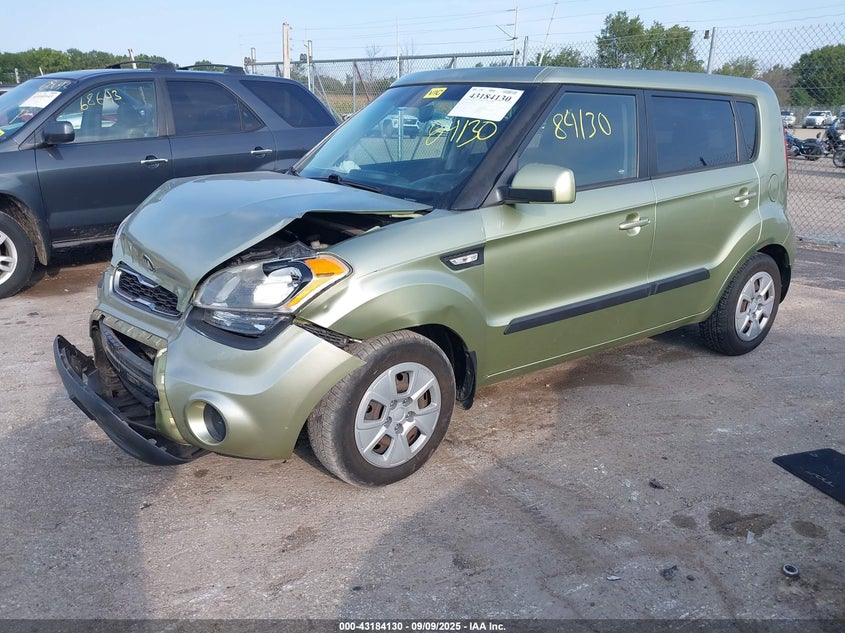 2013 Kia Soul green hatchback gasoline KNDJT2A56D7626330 photo #3