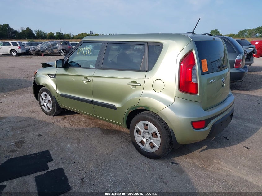 2013 Kia Soul green hatchback gasoline KNDJT2A56D7626330 photo #4
