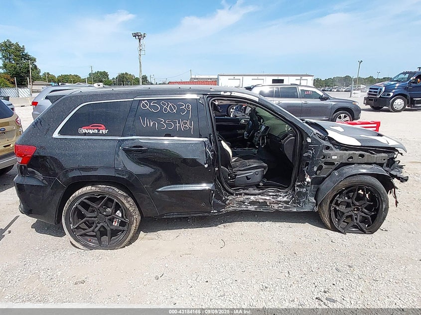 2012 Jeep Grand Cherokee Srt8 VIN: 1C4RJFDJ3CC357184 Lot: 43184166