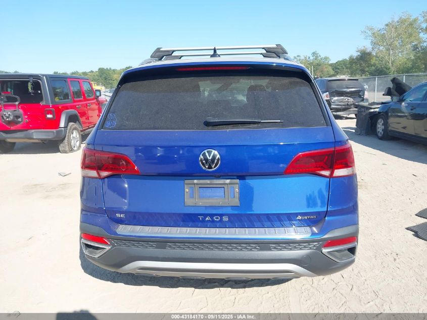 2022 Volkswagen Taos 1.5T Se VIN: 3VVLX7B2XNM084494 Lot: 43184170