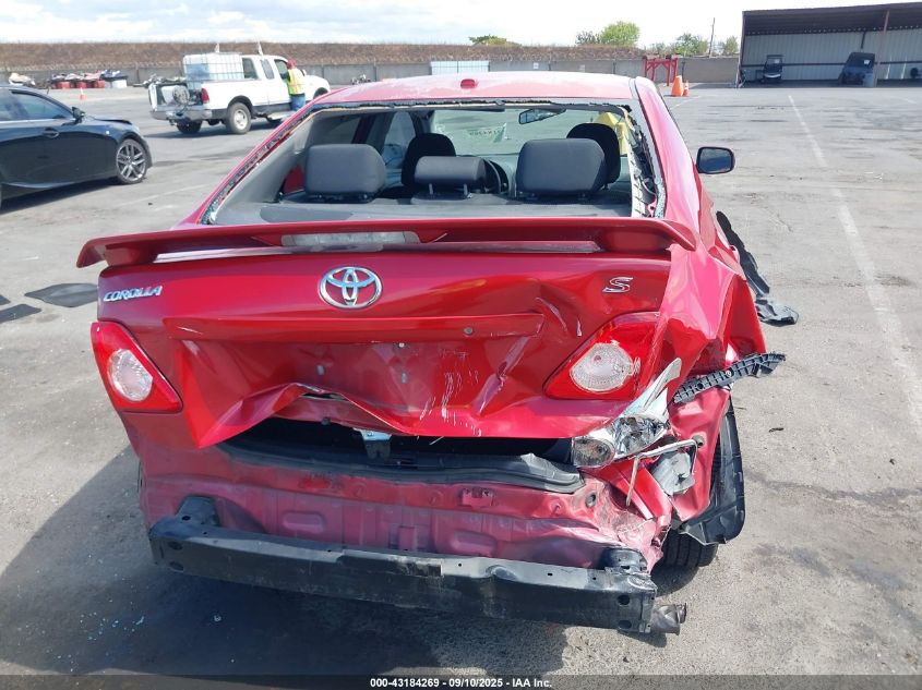 2010 Toyota Corolla S VIN: 2T1BU4EEXAC500814 Lot: 43184269