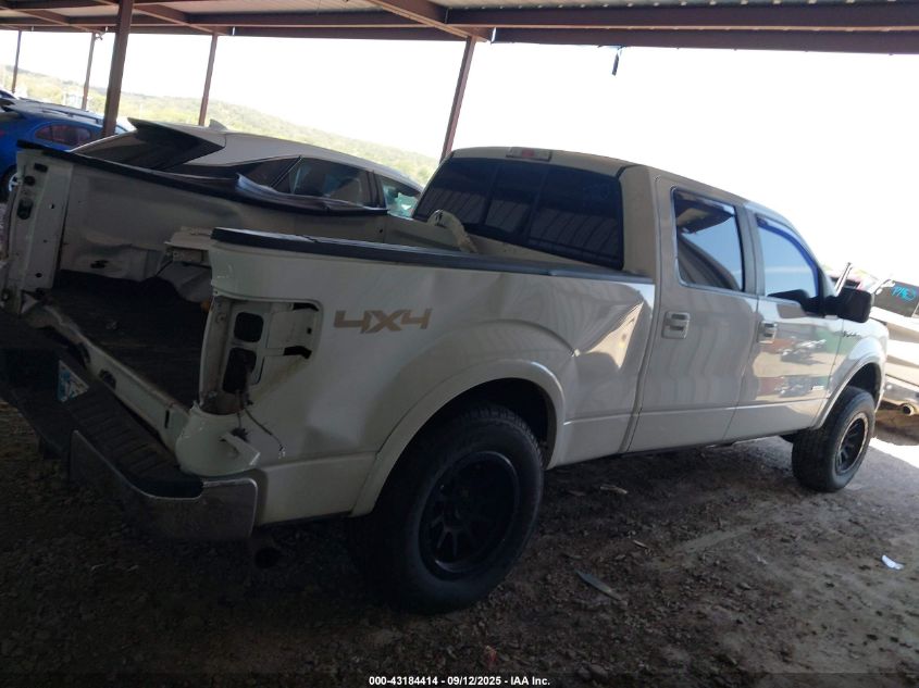 2012 Ford F-150 Lariat VIN: 1FTFW1ET0CFC49868 Lot: 43184414