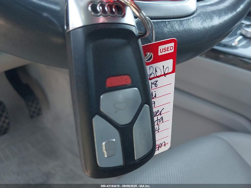 2018 Audi Q7 2.0T Premium VIN: WA1LHAF78JD002941 Lot: 43184415