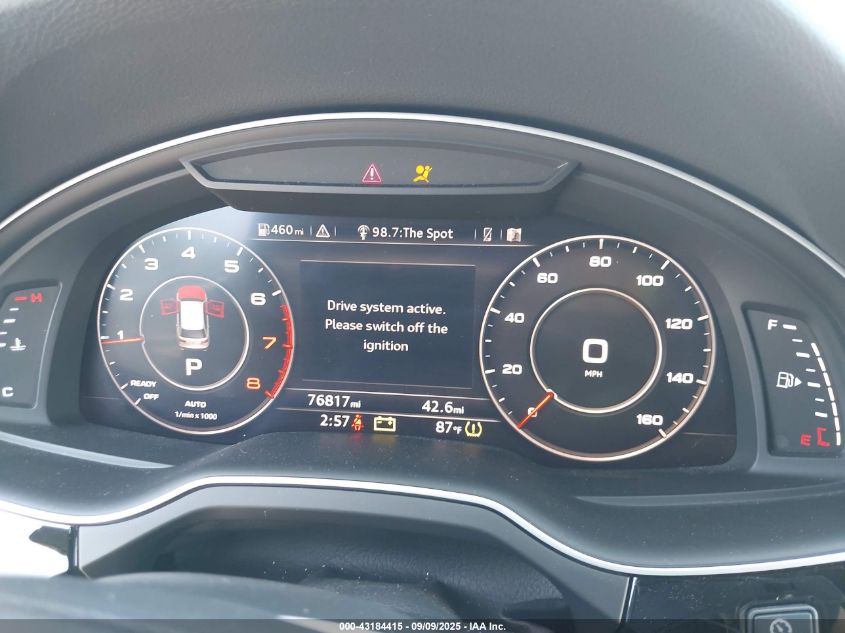 2018 Audi Q7 2.0T Premium VIN: WA1LHAF78JD002941 Lot: 43184415