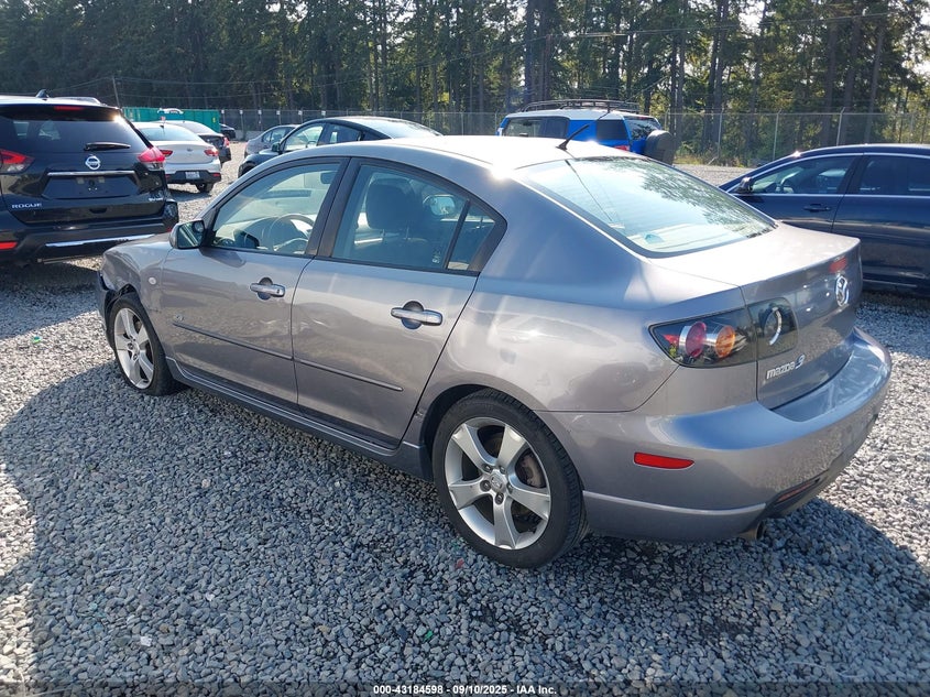 2006 Mazda Mazda3 S Touring grey sedan gasoline JM1BK323661424717 photo #4