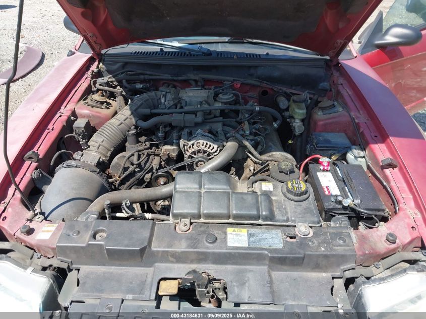 2000 Ford Mustang Gt VIN: 1FAFP42X2YF245324 Lot: 43184631