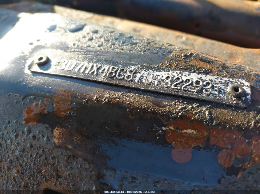 2007 Dodge Ram 3500 Slt/Sport VIN: 3D7MX48C87G732293 Lot: 43184643