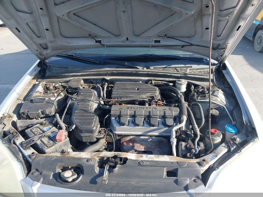 2002 Honda Civic Lx VIN: 2HGES16502H581539 Lot: 43184664