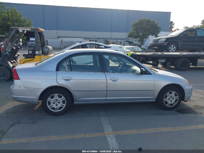 2002 Honda Civic Lx VIN: 2HGES16502H581539 Lot: 43184664