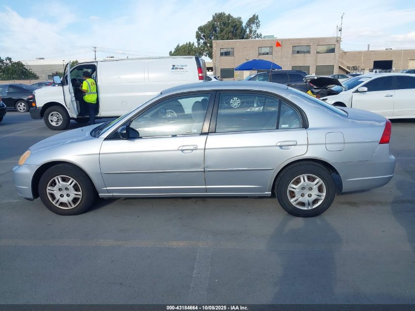 2002 Honda Civic Lx VIN: 2HGES16502H581539 Lot: 43184664