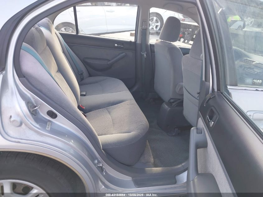 2002 Honda Civic Lx VIN: 2HGES16502H581539 Lot: 43184664