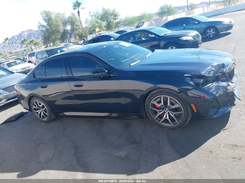 2024 BMW I5 Edrive40 VIN: WBY33FK06RCR03803 Lot: 43184675