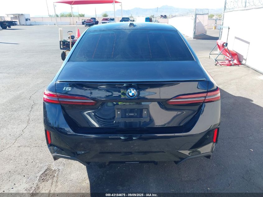 2024 BMW I5 Edrive40 VIN: WBY33FK06RCR03803 Lot: 43184675