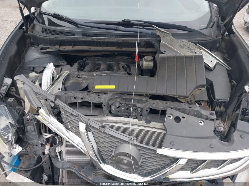 2012 Nissan Murano Sl VIN: JN8AZ1MW9CW212125 Lot: 43184682