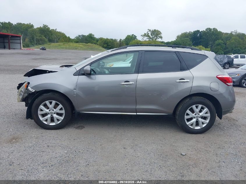 2012 Nissan Murano Sl VIN: JN8AZ1MW9CW212125 Lot: 43184682