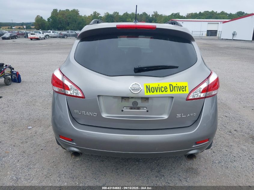 2012 Nissan Murano Sl VIN: JN8AZ1MW9CW212125 Lot: 43184682