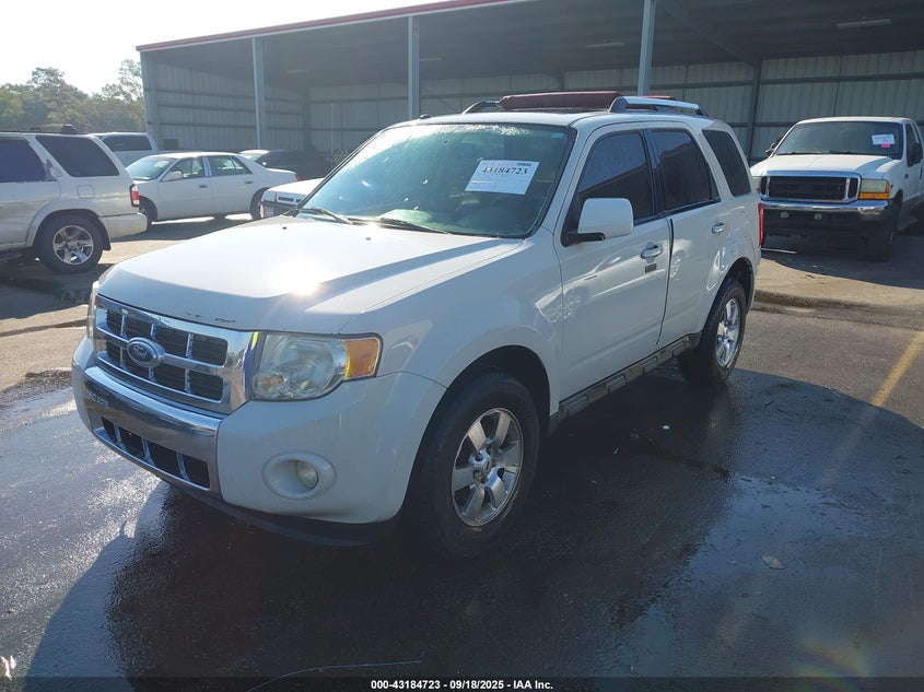 Vin: 1fmcu0eg5bkc59755, lot: 43679139, ford escape limited 20112