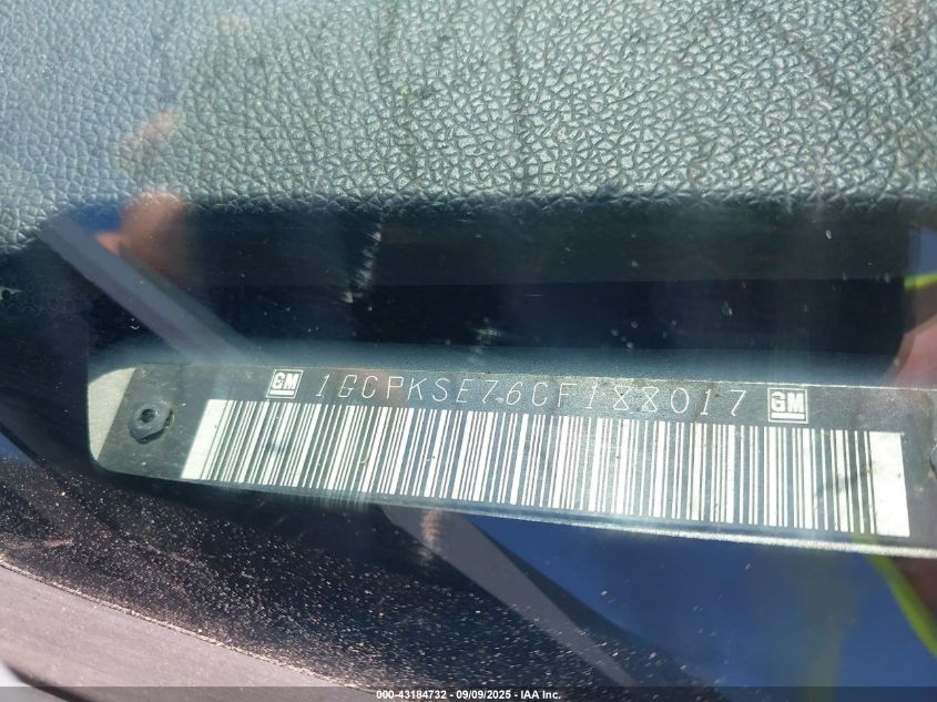 2012 Chevrolet Silverado 1500 Lt VIN: 1GCPKSE76CF188017 Lot: 43184732